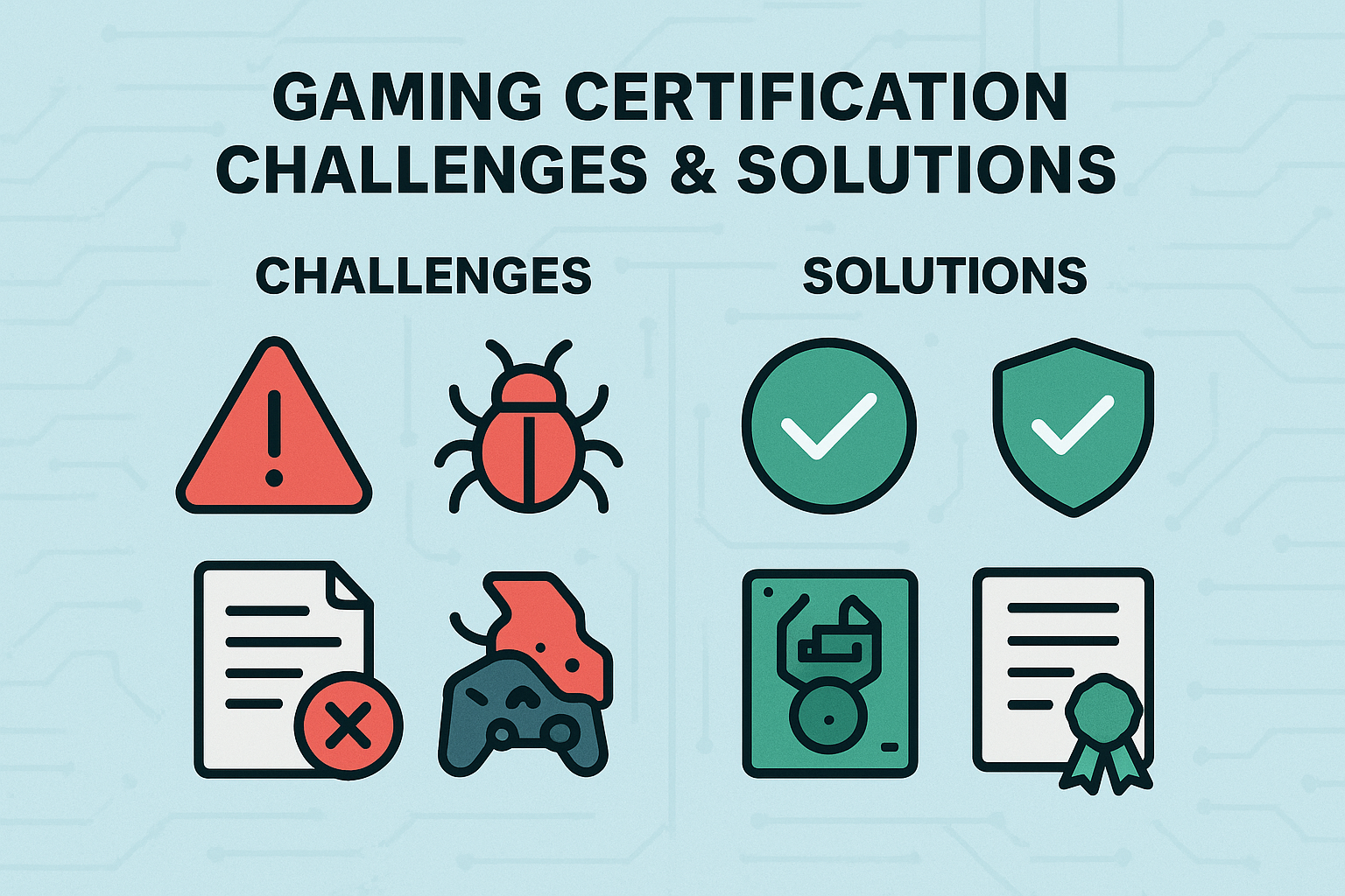 Gaming Certification Challenges & Solutions
