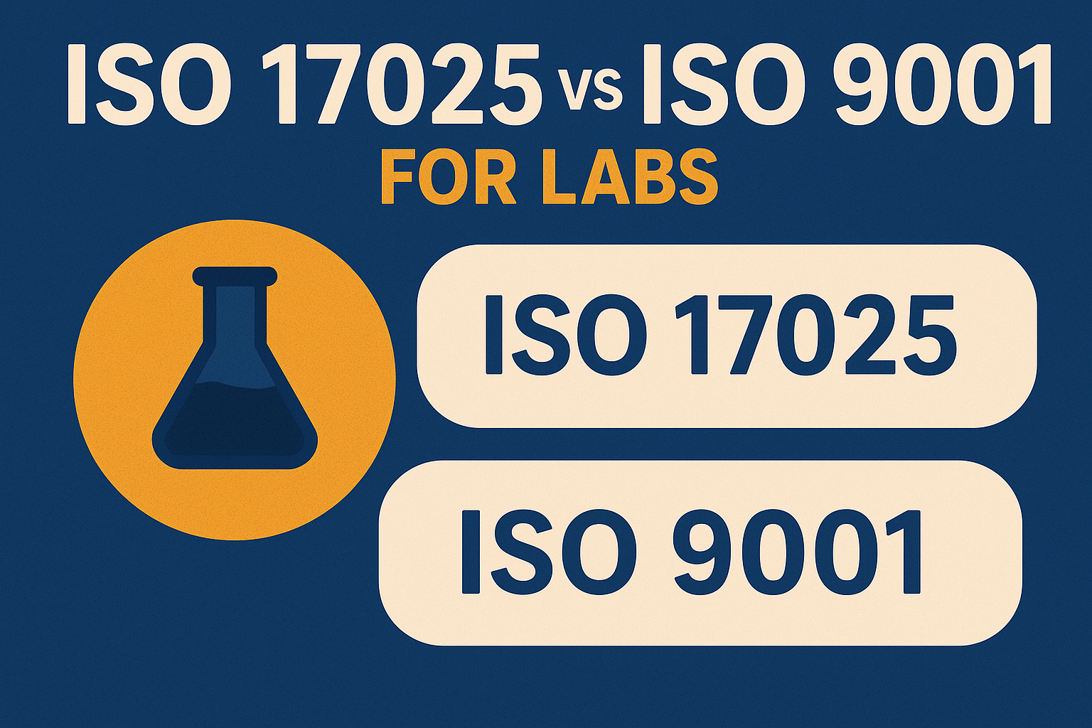 ISO 17025 vs ISO 9001